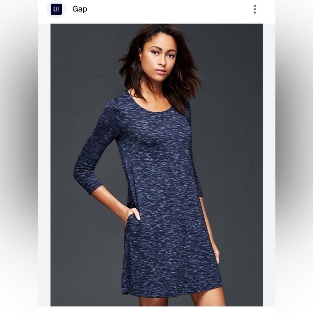 Gap 3/4 sleeve dress with pockets!!!